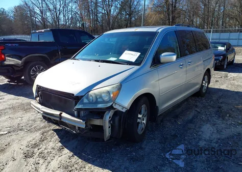 2007 Honda Odyssey Ex-L из США, поврежденный, VIN 5FNRL38727B415866